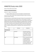 MNB3702 - 2020 - Global Business Management - Unisa Study Notes