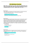 PSYC 290N Week 8 Final Exam (Latest): Chamberlain College Of Nursing (Download to score A) 