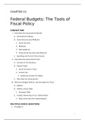 [Solutions] CHAPTER 15 Federal Budgets: The Tools of Fiscal Policy
