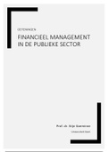 Oefeningen van Financieel Management in de publieke sector (2019-2020)
