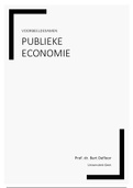 Voorbeeldexamen Publieke Economie