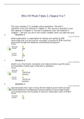 Strayer University - HSA 315 Week 5 Quiz 2, Chapter 5 to 7:Download To Score An A