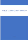 Case 5 Learning and Flexibility - Data Analysis Psychology