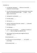 Voorbeeldexamen Test de vocabulaire (Economisch Frans) (1ste Bachelor Handelswetenschappen)
