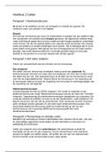 Biologie &lpar;Biologie voor jou&rpar; Samenvatting Hoofdstuk 2 Cellen