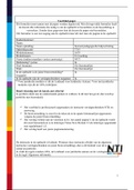 Paper E coaching SPH NTI (beoordeeld met een 8.2!!!)