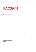 FAC2601 PAST EXAM PACK QUESTIONS AND ANSWERS (2019 - 2014)
