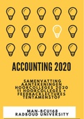 Accounting 2020 summary lectures   book l MAN BCU 168
