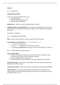 Summary for Finance 2 course - Endterm