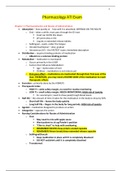 Chamberlain: Pharmacology ATI Exam and Pharmacology ATI Study guide-3-1