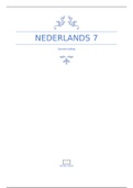 Samenvatting Nederlands 7