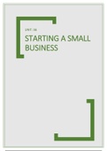 UNIT 36 STARTING A SMALL BUSINESS