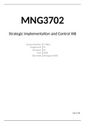 MNG3702 Assignment 1 Semester 2 2020