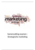 Samenvatting strategische marketing 
