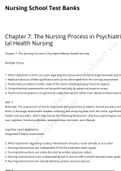 Chapter 7_ The Nursing Process in Psychiatric_Mental Health Nursing _ Nursing School Test Banks.