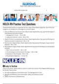 NURSING 101 NCLEX-RN Practice Test Questions With Rationales/Rated A
