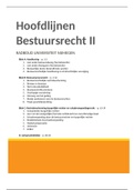 Samenvatting Bestuursrecht II | Hoofdlijnen Bestuursrecht 2 | Radboud Universiteit