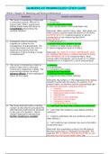 NURSING 304 Saunders Pharm Group Study Guide / NURSING304 Saunders Pharm Group Study Guide (Download to score A) 