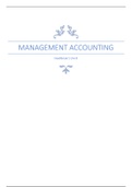 Samenvatting H1 t/m 8| Thema's in Management Accounting | Management Accounting Bedrijfskunde RUG