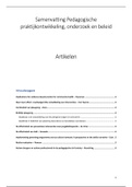 Samenvatting artikelen Pedagogische praktijkontwikkeling onderzoek en beleid