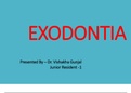 Exodontia and elevators
