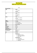 Nursing 330 -HESI Exit Study Guide