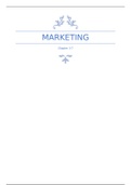 Samenvatting  | Principles of Marketing | Midterm Marketing Bedrijfskunde RUG