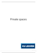 Public and Private spaces PAPER 1 (deel I) EN PAPER 2 (deel II) (alle lessen) - BIAG61