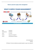 Module opdracht Supply chain management  (Resultaat: 7)