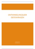 Ontwikkelingsleer Oefenvragen &lpar;ruim 200 vragen&excl;&rpar;