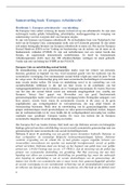Samenvatting boek 'Europees Arbeidsrecht'