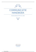 Samenvatting boek: 'Communicatie Handboek'  Auteur: Wil Michels.