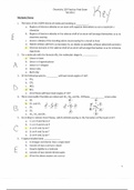 CHEM 120 Final Exam (version 2) / CHEM120 Final Exam (Latest 2020): Chamberlain College Of Nursing (Verified Answers by GOLD rated Expert, Download to Score A)	