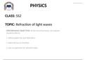 Physics note on reflection