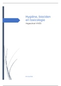 Samenvatting Hygiëne, biociden en toxicologie