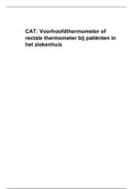 CAT Voorhoofdthermometer en rectale thermometer