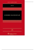 LPC Economic Analysis of Law Notes, 2020 