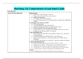 Nursing MedSurg Comprehensive Exam Study Guide.