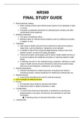 NR 599  FINAL STUDY GUIDE [updated]