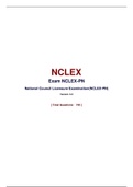 NCLEX-PN Practice Tests From Topic 1 To Topic 6 With 725 Questions  And Latest 2020 Answers
