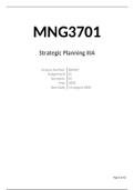 MNG3701 Assignment 1 & 2 Semester 2 2020