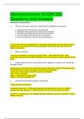 Macroeconomics ECON1250 Questions And  Answers (LATEST) Solution Graded A