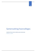 Samenvatting Hoorcolleges 2020 - Sociologie