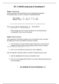 Diagnostische toets wiskunde A, 5 havo, hoofdstuk 1   antwoorden