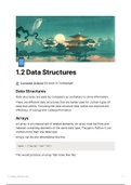 1.2 Data Structures Detailed Notes