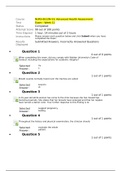 NURS 6512N Week 11 Final Exam 2 (Advanced Health Assessment) Questions and Answers GRADED A