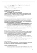 Collegeaantekeningen Praktische Pedagogiek