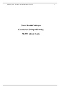 NR-553 Week 1 DQ (with Peer Response): Global Health Challenges{100%}