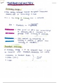 2.1 - Well presented/colourful summary of Thermodynamics 