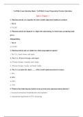 NAPSRx EXAM PREPARATION PRACTICE QUESTIONS & ANSWERS ( QUIZ 1 TO QUIZ 21 / CHAPTER 1 TO 23) (NEW,2020)